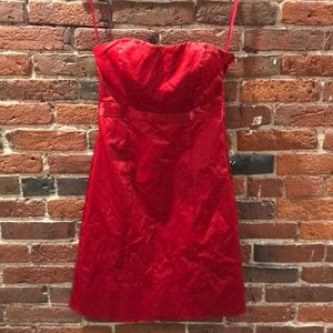 Limited satin red dress size 4